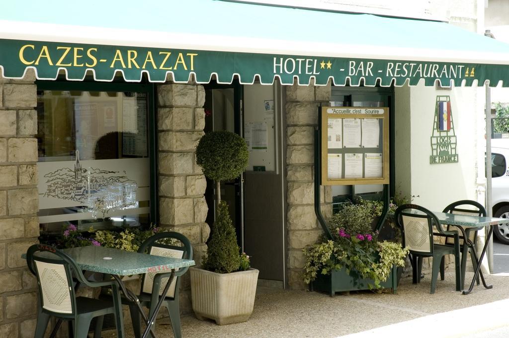 Logis Hotel Restaurant Cazes Arazat Laissac Екстериор снимка
